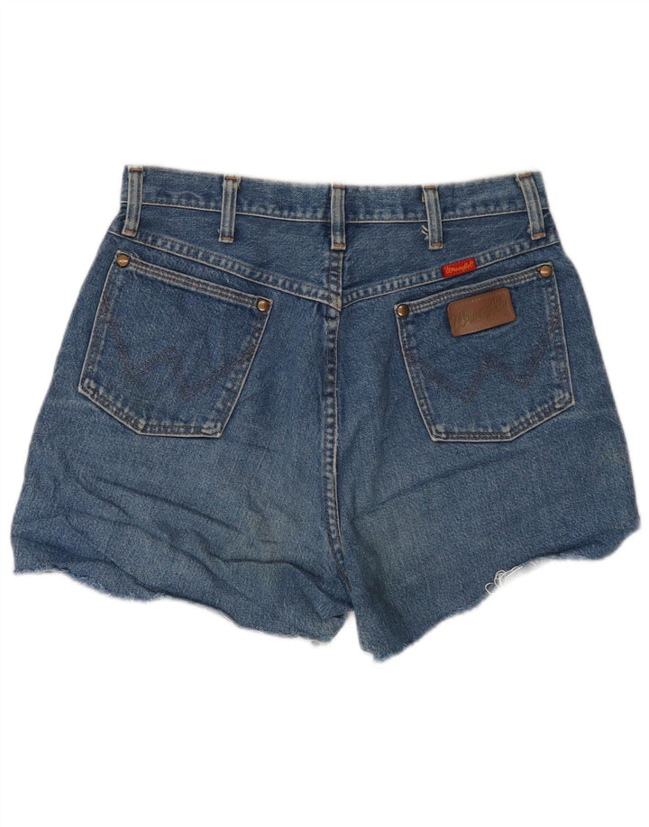 Pantaloni scurți din denim Wrangler pentru femei W30, bumbac albastru mediu