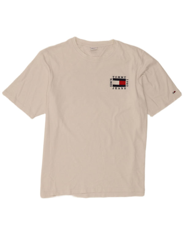 Tricou grafic pentru bărbați Tommy Hilfiger Top 3XL Bumbac alb