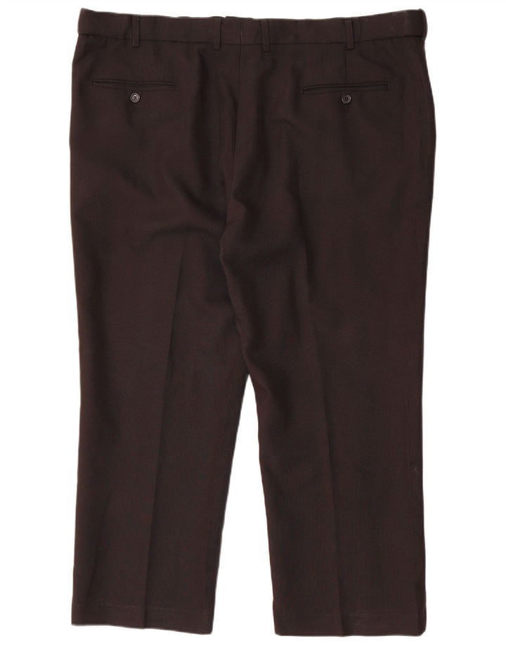 Farah Pantaloni Chino Drepți Bărbați L42 L26 Poliester Negru