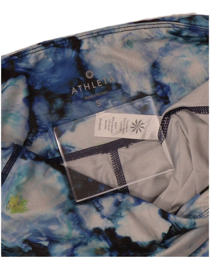 Leggings pentru femei Athleta UK 10 Poliester floral multicolor mic
