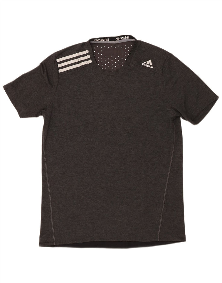 Tricou Adidas Climachill pentru bărbați Top Medium Gri Poliester