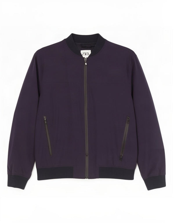 Bomber pentru bărbați Zara IT 44 XL Nailon bleumarin