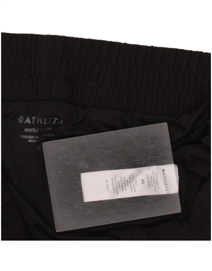 Pantaloni scurti sport pentru femei ATHLETA UK 6 XS poliester negru