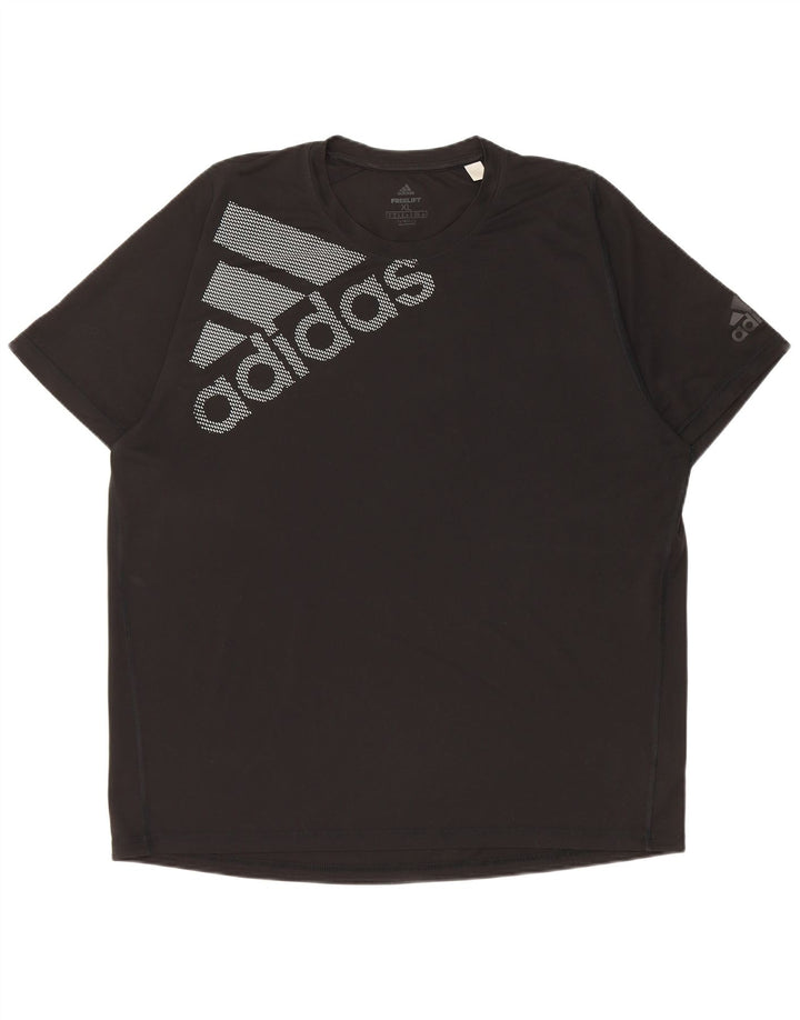 Tricou Adidas Climalite Graphic Top XL Poliester Negru