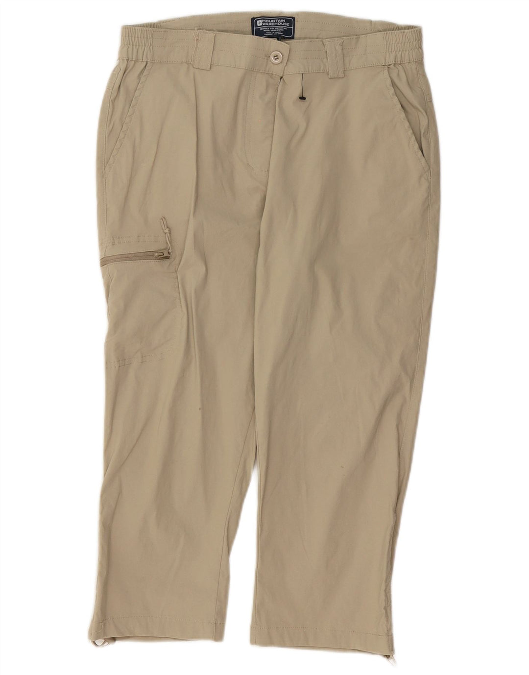 Mountain Warehouse Pantaloni Cargo Capri pentru femei UK 12 Medium W30 L19 Bej