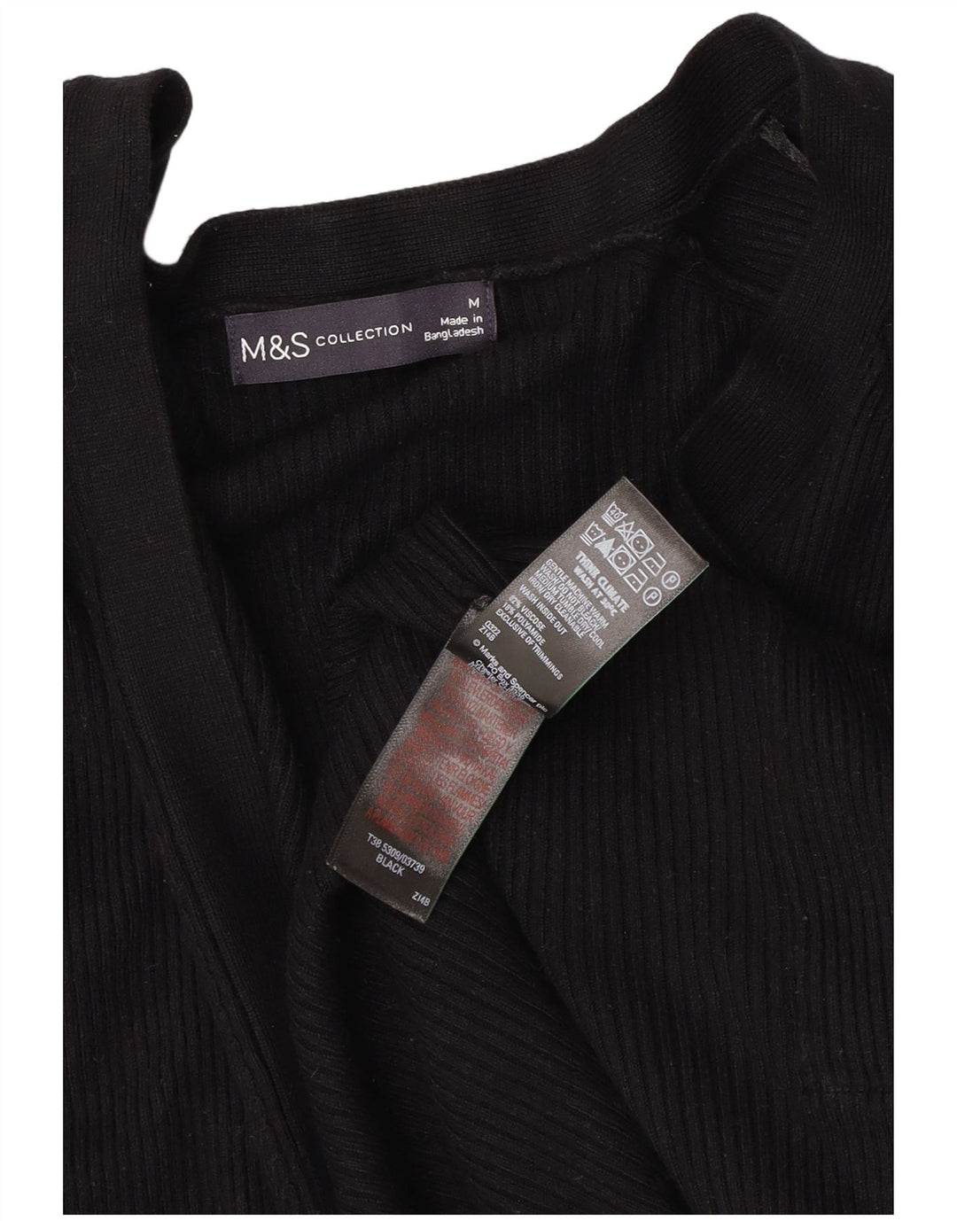 Pulover cardigan deschis supradimensionat pentru femei Marks & Spencer UK 14 Medium Negru