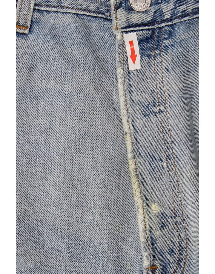 Blugi drepți distressed 501 Levi's pentru bărbați W36 L28 Bumbac albastru