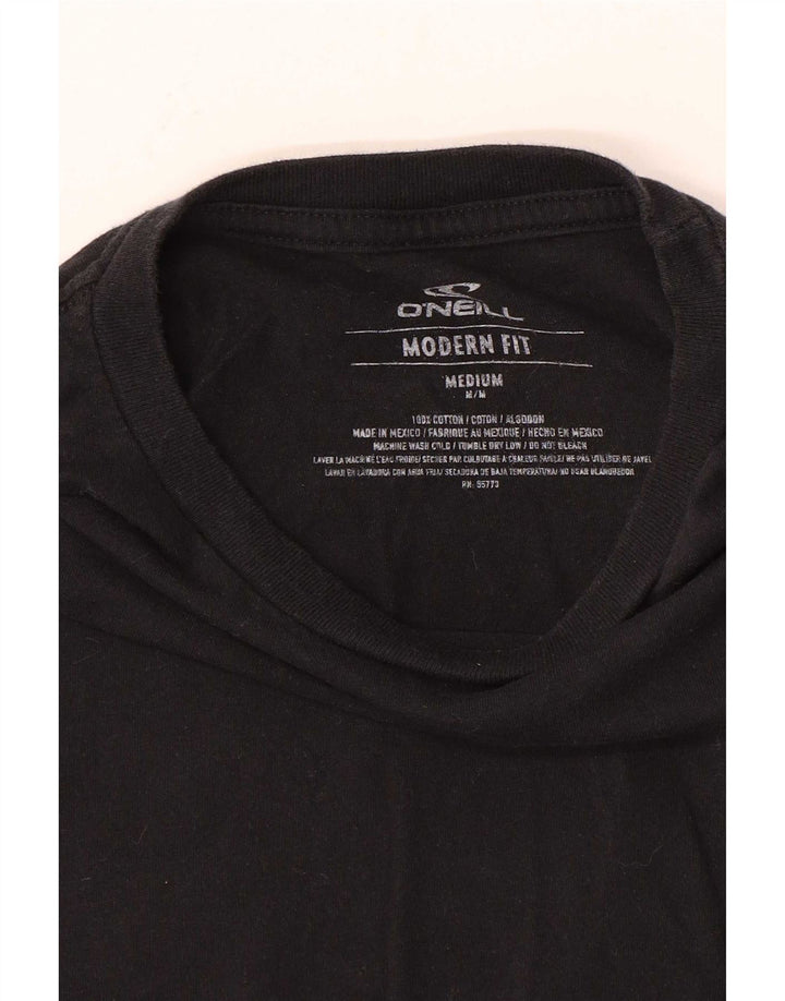 Tricou grafic O'Neill pentru bărbați, cu croiala modernă, top mediu din bumbac negru
