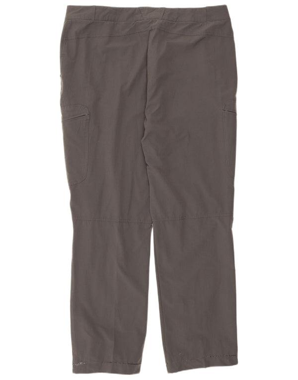Pantaloni cargo drepti pentru femei Rohan UK 16 Large W36 L29 Gri Poliamidă