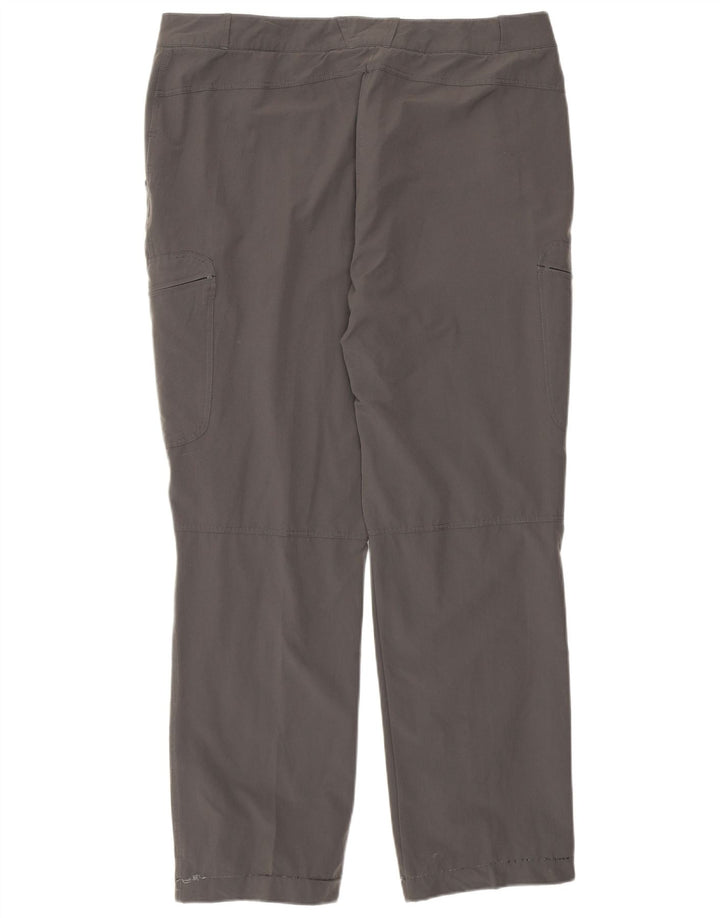 Pantaloni cargo drepti pentru femei Rohan UK 16 Large W36 L29 Gri Poliamidă