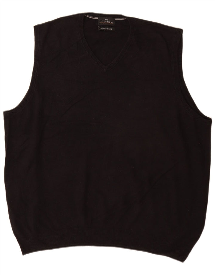 Marks & Spencer Mens Vest Tank Top XL Bumbac Negru
