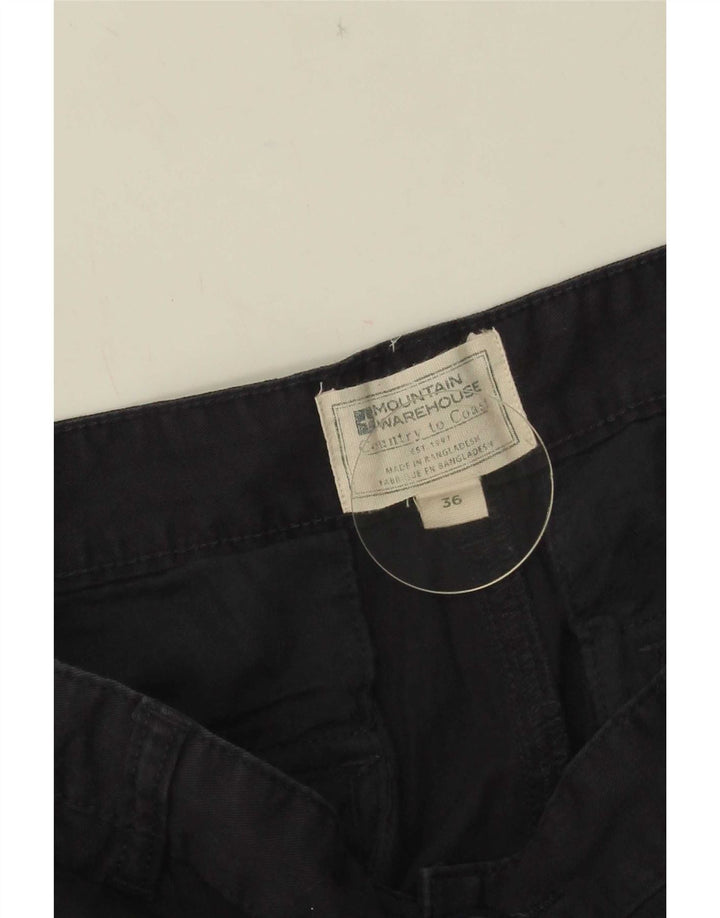Pantaloni scurți cargo pentru bărbați Mountain Warehouse W36, mari, albastru, bumbac