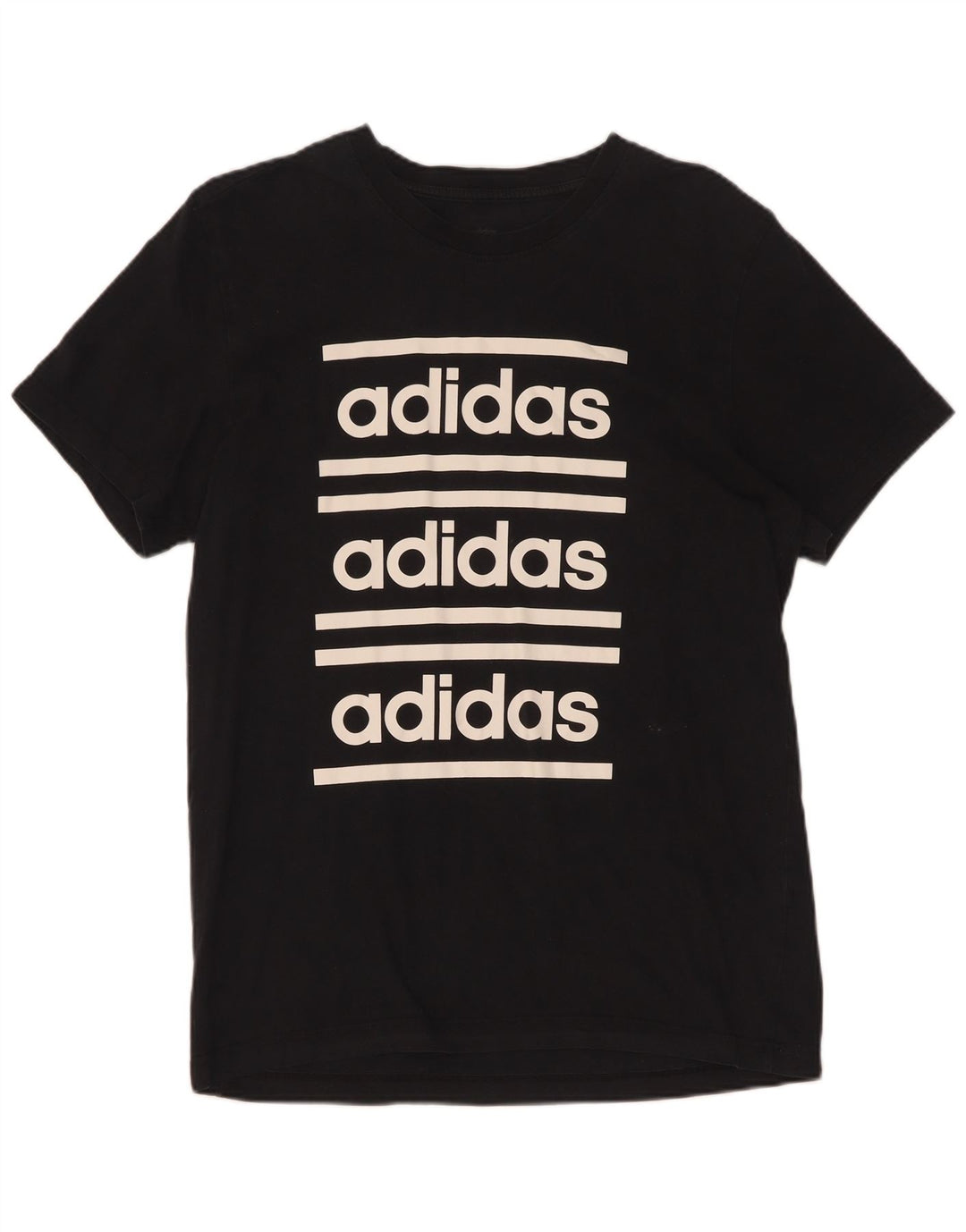 Tricou grafic Adidas pentru bărbați Top mediu negru bumbac