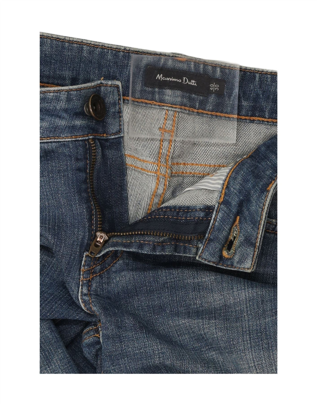 MASSIMO DUTTI Womens Capri Jeans EU 40 Medium W30 L22 Blue Vintage Massimo Dutti and Second-Hand Massimo Dutti from Messina Hembry 
