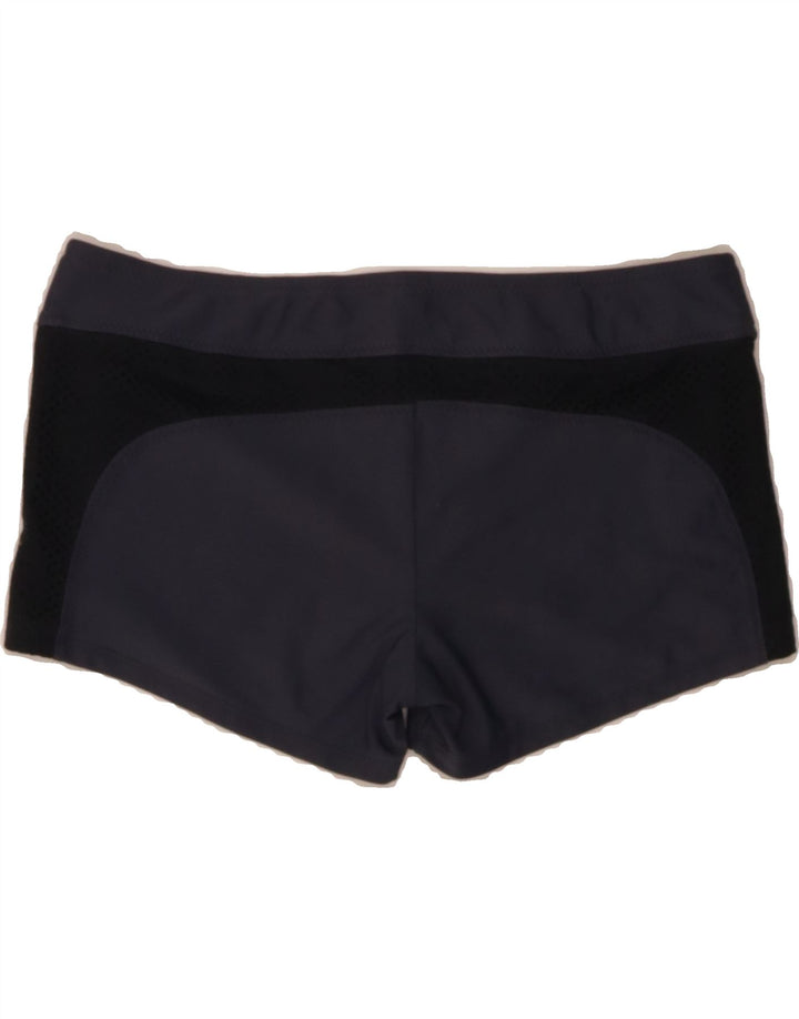 MOSSIMO Womens Sport Shorts UK 14 Medium Navy Blue Colourblock Nylon Vintage Mossimo and Second-Hand Mossimo from Messina Hembry 