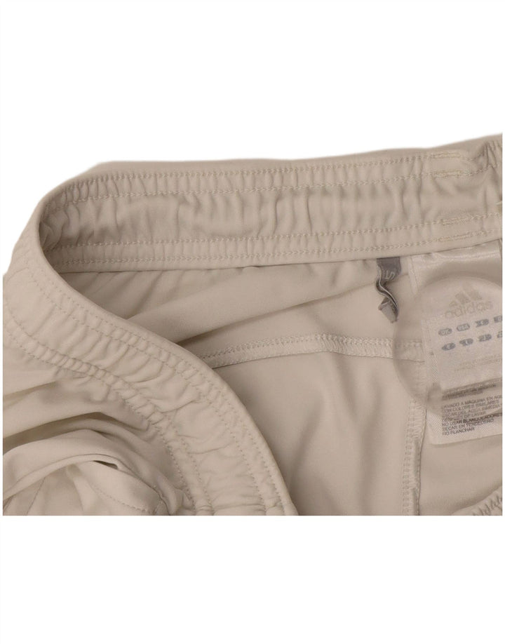 Pantaloni scurți sport Adidas Clima 365 pentru bărbați, poliester alb mic