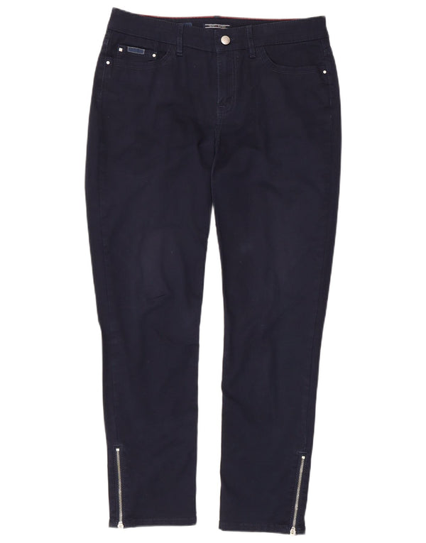 Pantaloni casual subțiri pentru femei Tommy Hilfiger US 8 Medium W30 L26 Bleumarin