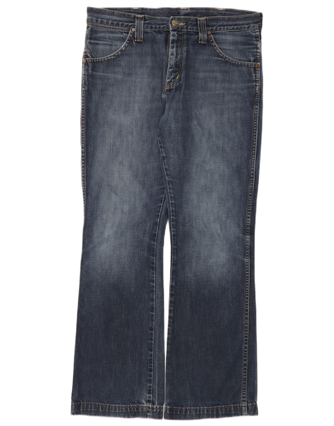Blugi pentru bărbați Wrangler Dayton Bootcut W34 L32, bumbac albastru