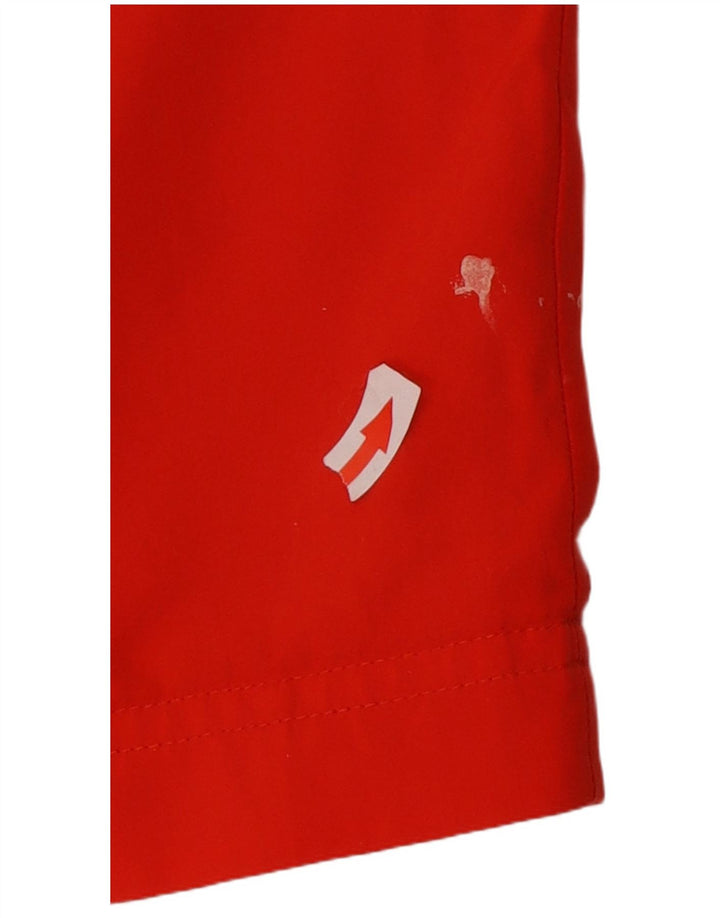 Pantaloni scurți sport grafic Puma pentru bărbați, roșii mici