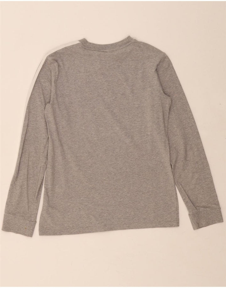 ADIDAS Womens Top Long Sleeve UK 8 Small Grey Cotton Vintage Adidas and Second-Hand Adidas from Messina Hembry 