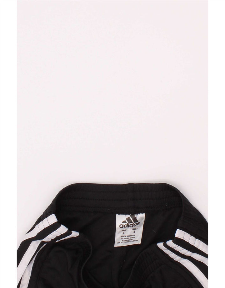 Pantaloni Sportivi Adidas Fete 3-4 Ani Negru Poliester