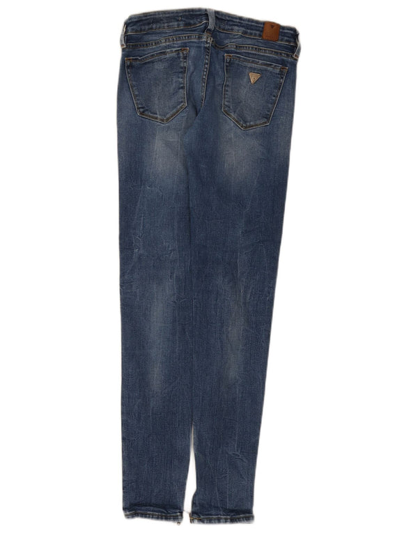 Blugi skinny pentru femei Guess W29 L29 Bumbac albastru