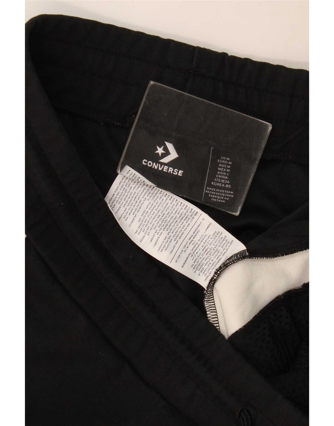 Pantaloni de trening Converse pentru bărbați Pantaloni de jogging Medium Black Colorblock Poliester