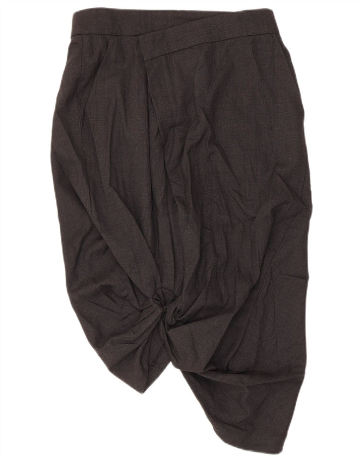 Fusta Bubble pentru femei Max Mara UK 10 Small W30 Lână virgină gri