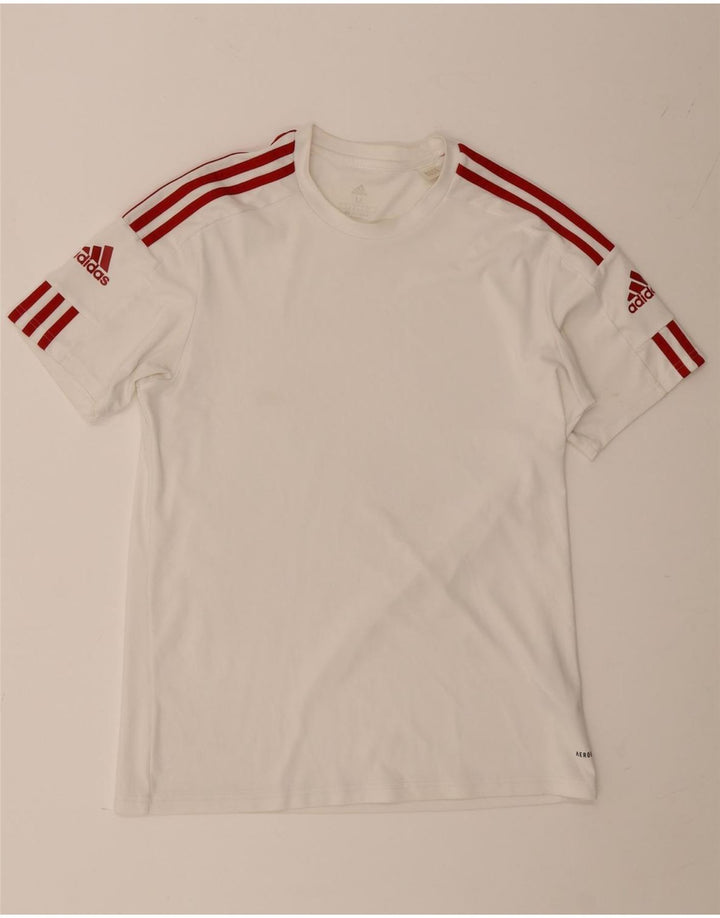Tricou pentru bărbați Adidas Aeroready Top Medium Alb Poliester