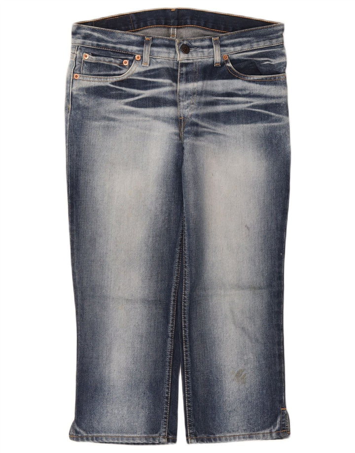 Blugi Capri pentru femei Levi's W30 L22 Bumbac albastru