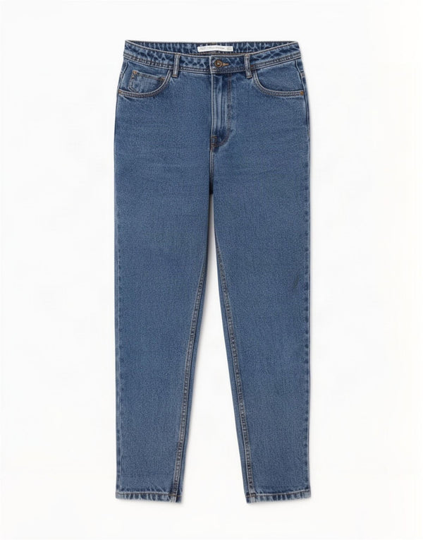Blugi Zara femei Trafaluc cu talie înaltă EU 36 XS W26 L28 albastru bumbac