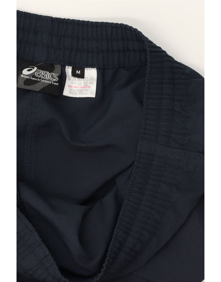 Pantaloni de trening Asics Capri pentru bărbați, poliester mediu bleumarin