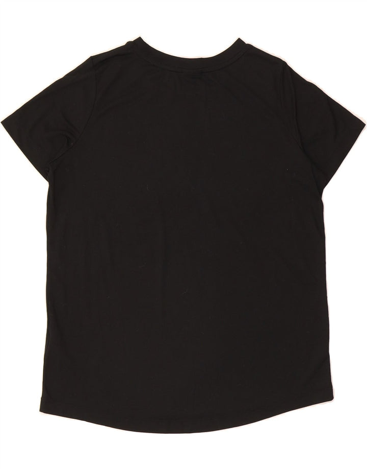 NIKE Womens Graphic T-Shirt Top UK 14 Medium Black Polyester Vintage Nike and Second-Hand Nike from Messina Hembry 