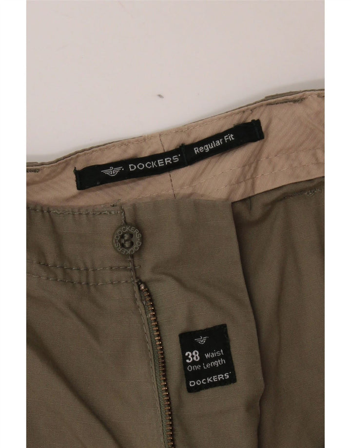 Pantaloni scurti cargo pentru bărbați DOCKERS, cu ajustare normală, W38 XL kaki