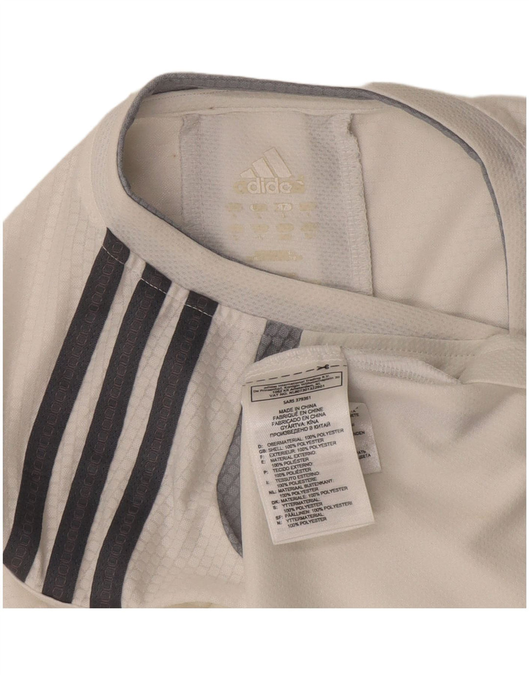 Vestă Climalite pentru bărbați Adidas, mare, alb, poliester color bloc
