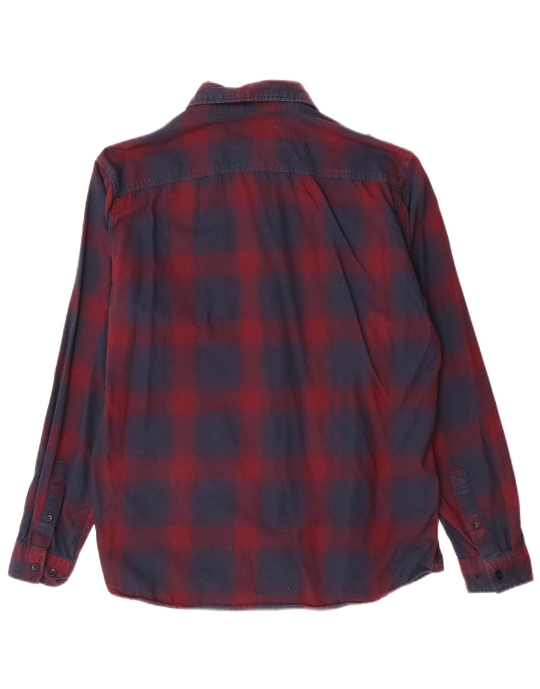 Cămașă de flanel Jack & Jones pentru bărbați, din bumbac în carouri, albastru bleumarin