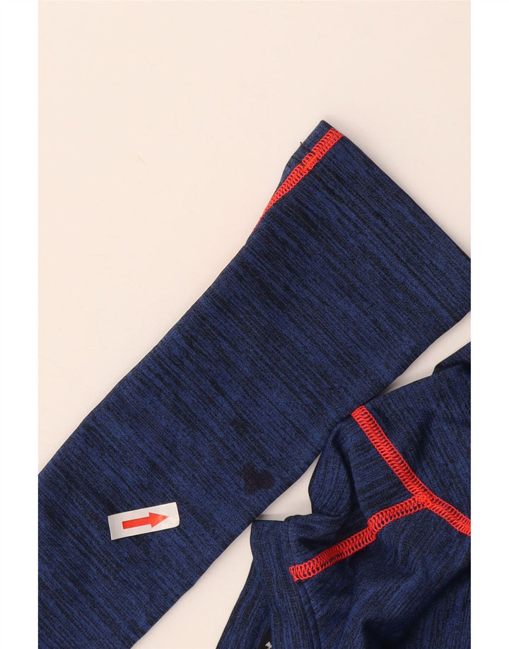 Top pentru femei Under Armour cu mânecă lungă UK 12 Medium Bleumarin Flecked