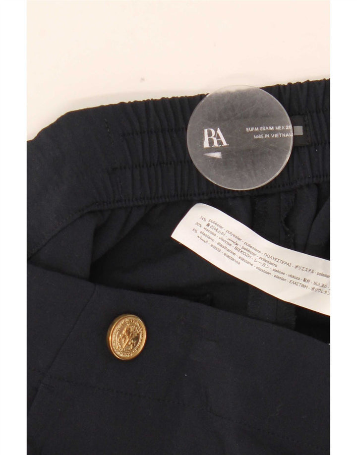 Pantaloni chino conici pentru femei Zara Mediu L28 L26 Poliester bleumarin