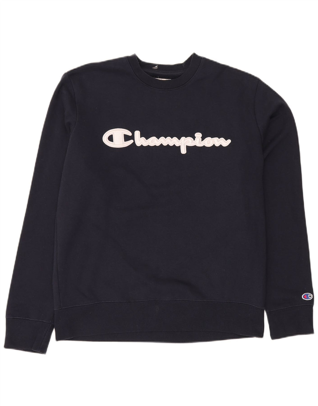 Pulover pentru bărbați Champion Elite Graphic Pulover Bumbac mediu negru