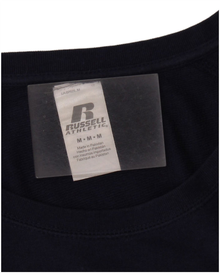RUSSELL ATHLETIC Pulover de hanorac pentru femei UK 14 Medium bleumarin Bumbac