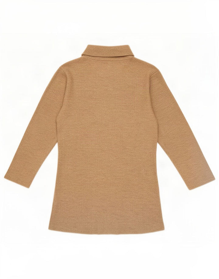 Top pentru femei Zara cu mâneci 3/4 UK 12 Medium Bej