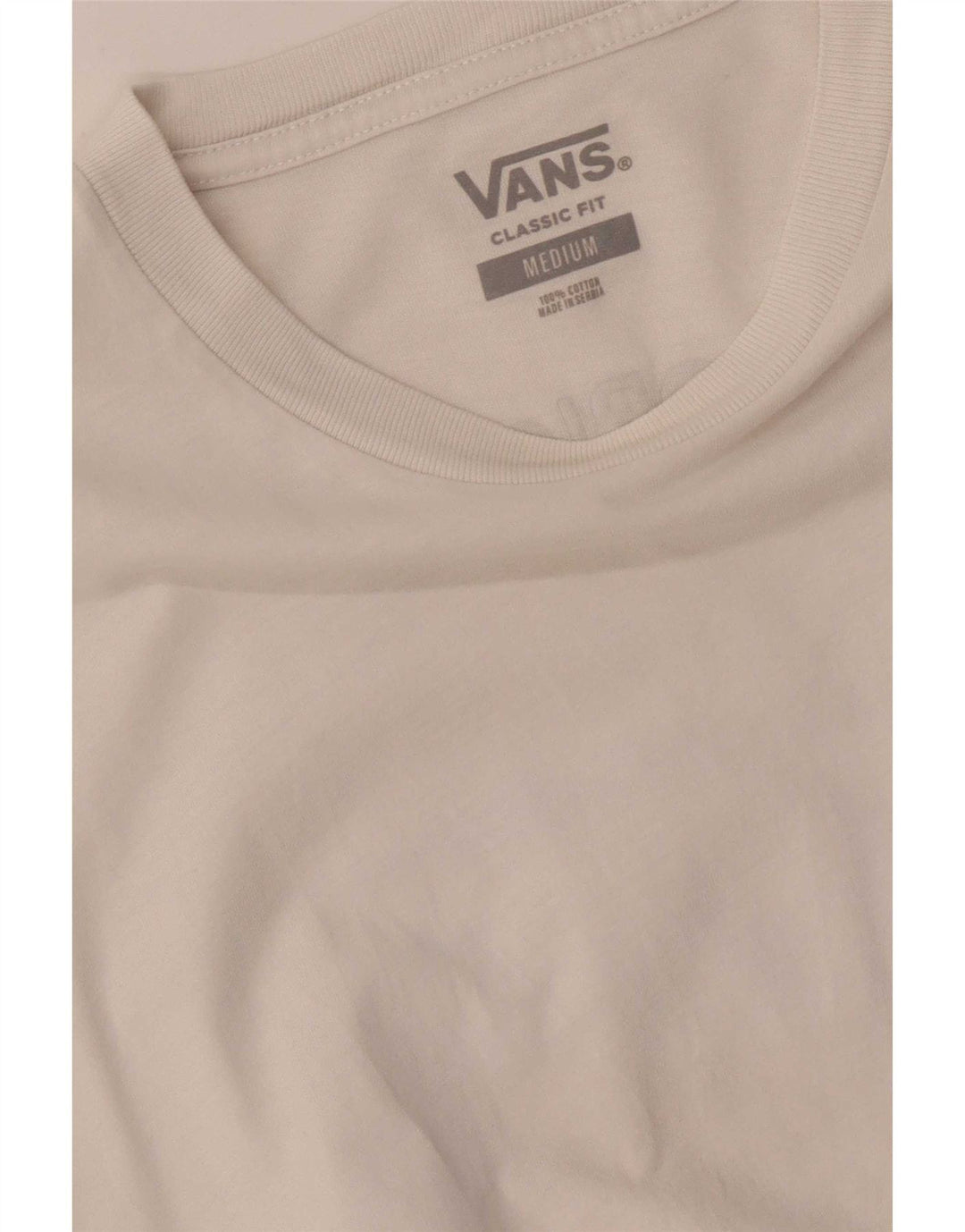 Tricou grafic Vans Classic Fit Top Bumbac alb mediu