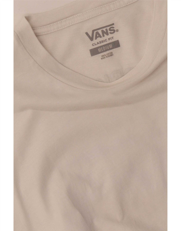 Tricou grafic Vans Classic Fit Top Bumbac alb mediu