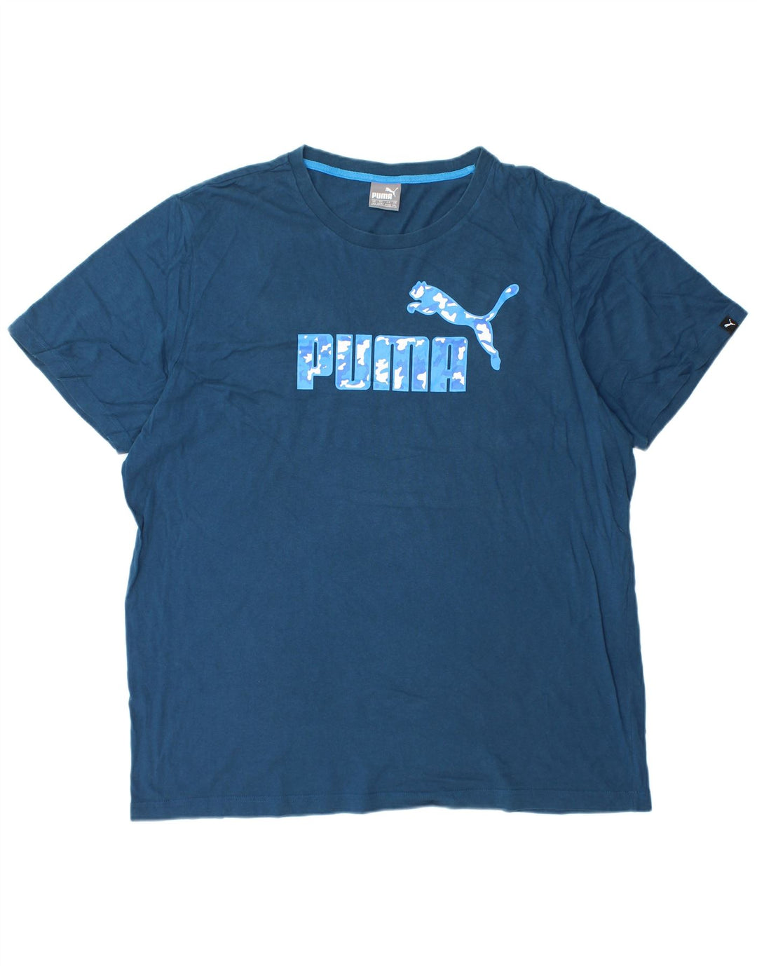 Tricou grafic PUMA pentru bărbați Top 2XL bleumarin