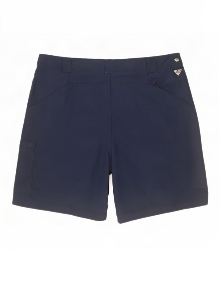 Pantaloni scurți cargo Columbia pentru femei, mediu W32, nailon bleumarin
