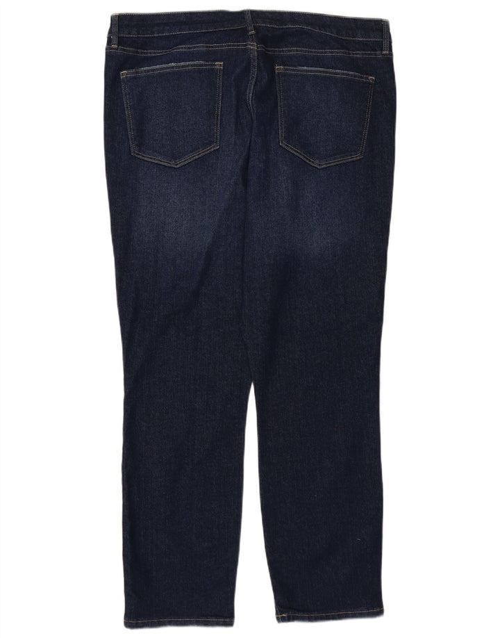 TOMMY HILFIGER Blugi drepti pentru femei cu talie mare US 16 2XL W38 L28 bleumarin