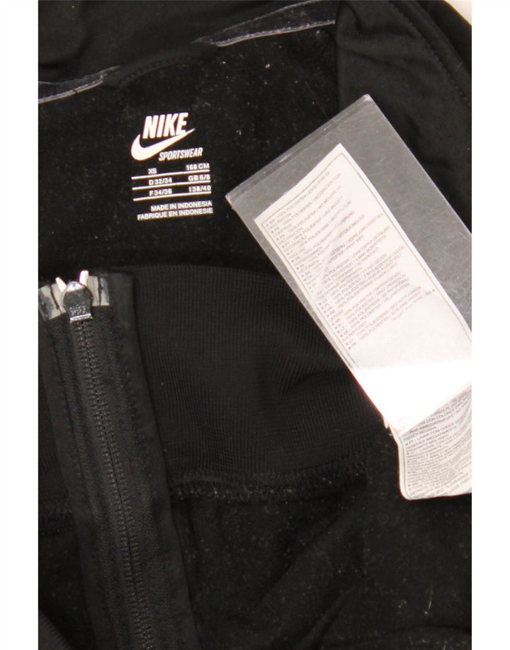 Jachetă de trening pentru femei Nike UK 6/8 XS poliester cu dungi negre