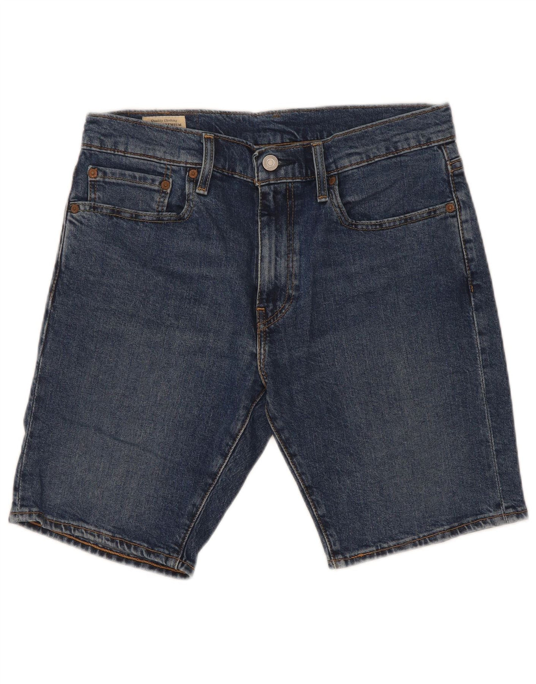 Pantaloni scurți Levi's 412 Denim W31 Medium Blue Bumbac