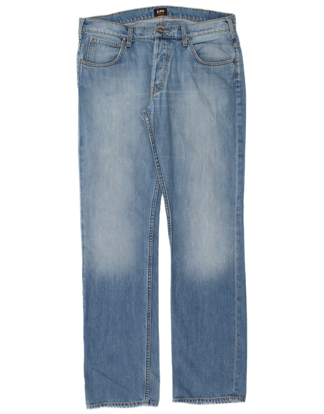 Blugi Lee Knox Straight pentru bărbați W34 L34 Bumbac albastru
