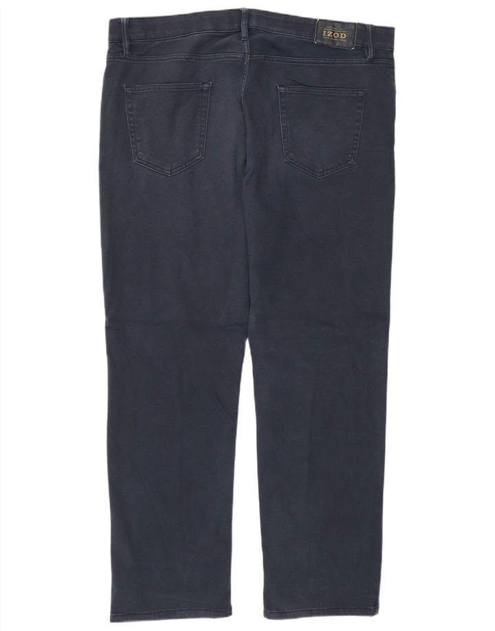 Pantaloni casual Izod pentru bărbați, cu croiala normală, L38 L29, bleumarin